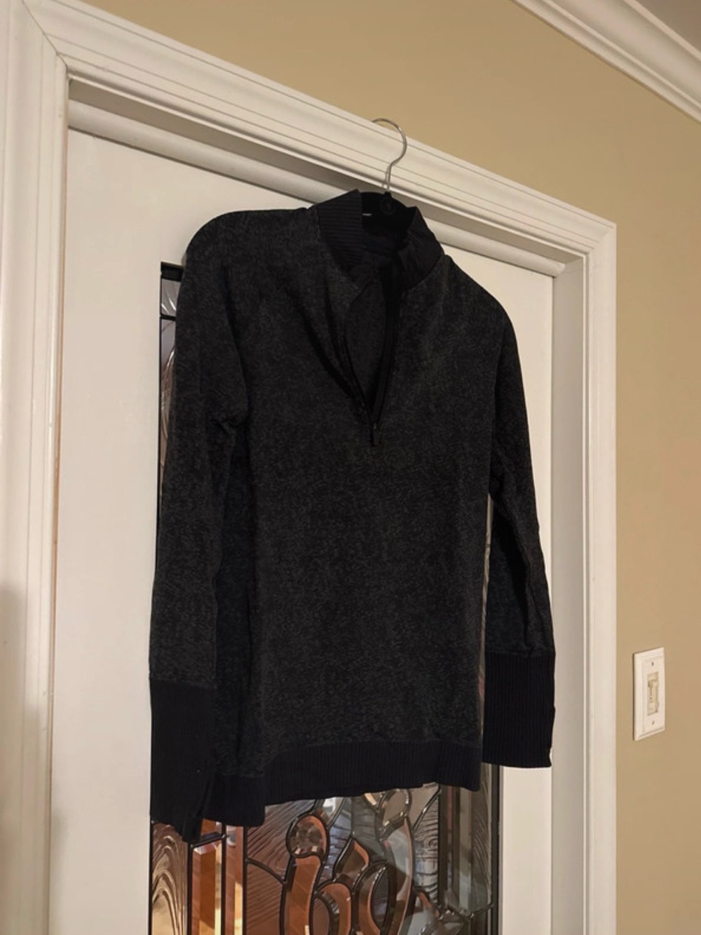 lululemon athletica Dark Charcoal Half-Zip Pullover